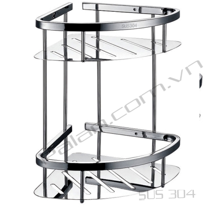 Kệ góc SUS 304 2 tầng